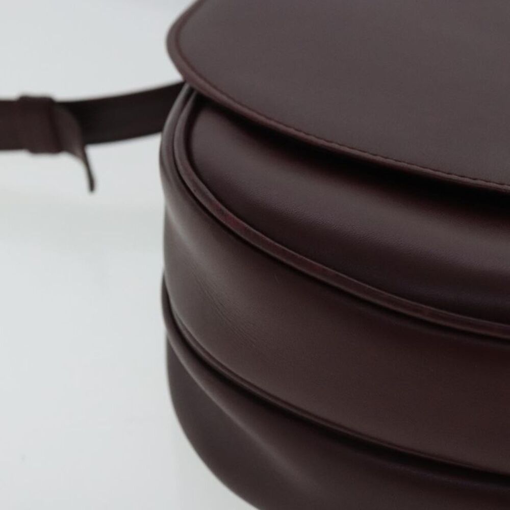 Cartier Must De Cartier Burgundy Leather Shoulder Bag (Pre-Owned) - Picture 7 of 16